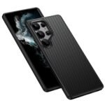 Samsung Galaxy S25 Ultra 5G MagSafe Kevlar Fiber Shockproof Phone Case(Black)