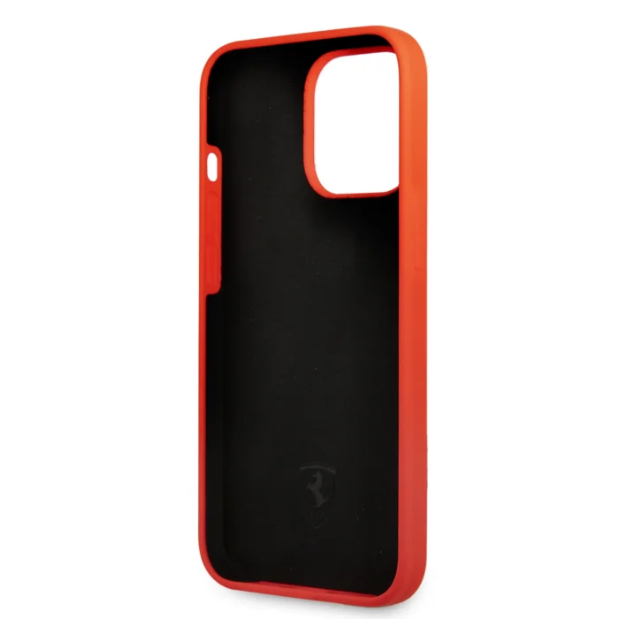 Ferrari Liquid Silicone Case All Over Printed Scuderia iPhone 14 Pro Max / iPhone 15 Pro MaxCompatibility - Red - Image 3