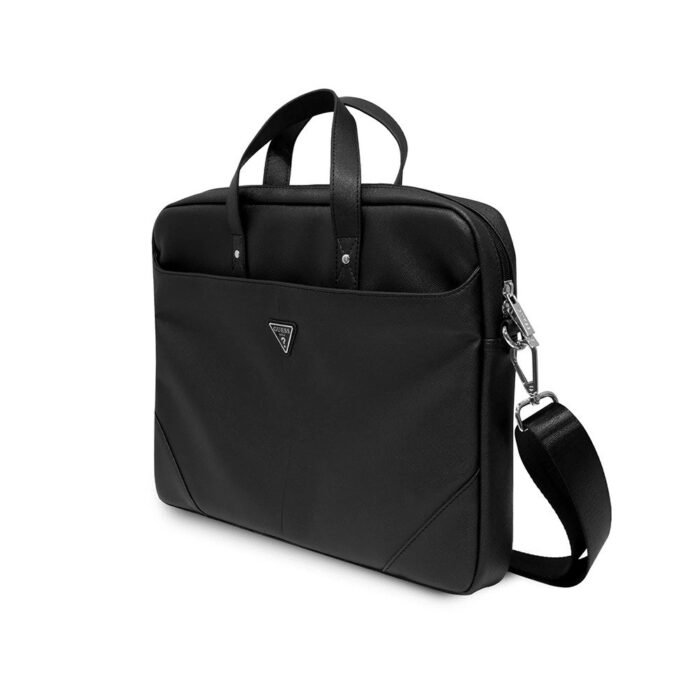 Guess GUCB15PSATLG 15/16 inch Saffiano Hot Stamp Triangle Logo - Black - Image 2