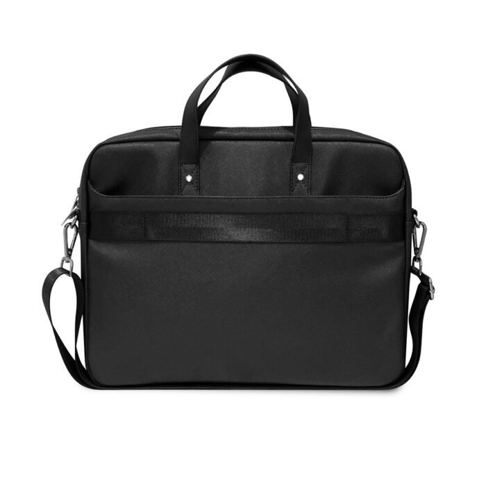 Guess GUCB15PSATLG 15/16 inch Saffiano Hot Stamp Triangle Logo - Black - Image 3