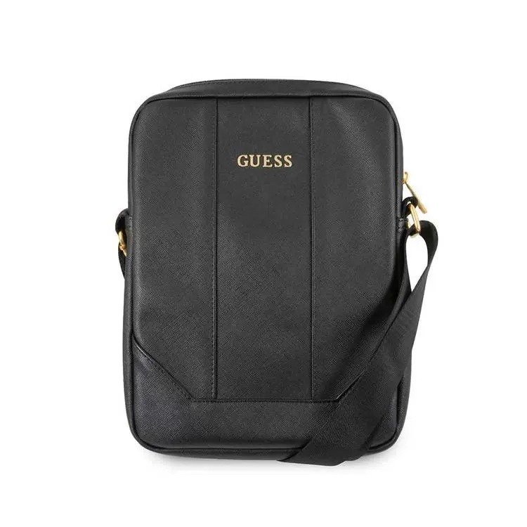 GUESS-Saffiano-Look-PU-Tablet-Bag-10-inch-Black-1.jpg GUESS PU Saffiano-Look Tablet Bag 10 inch - Black - Image 1