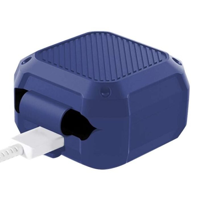 Galaxy Buds 2 /Live / Pro Protective New Silicone Case - Blue - Image 2