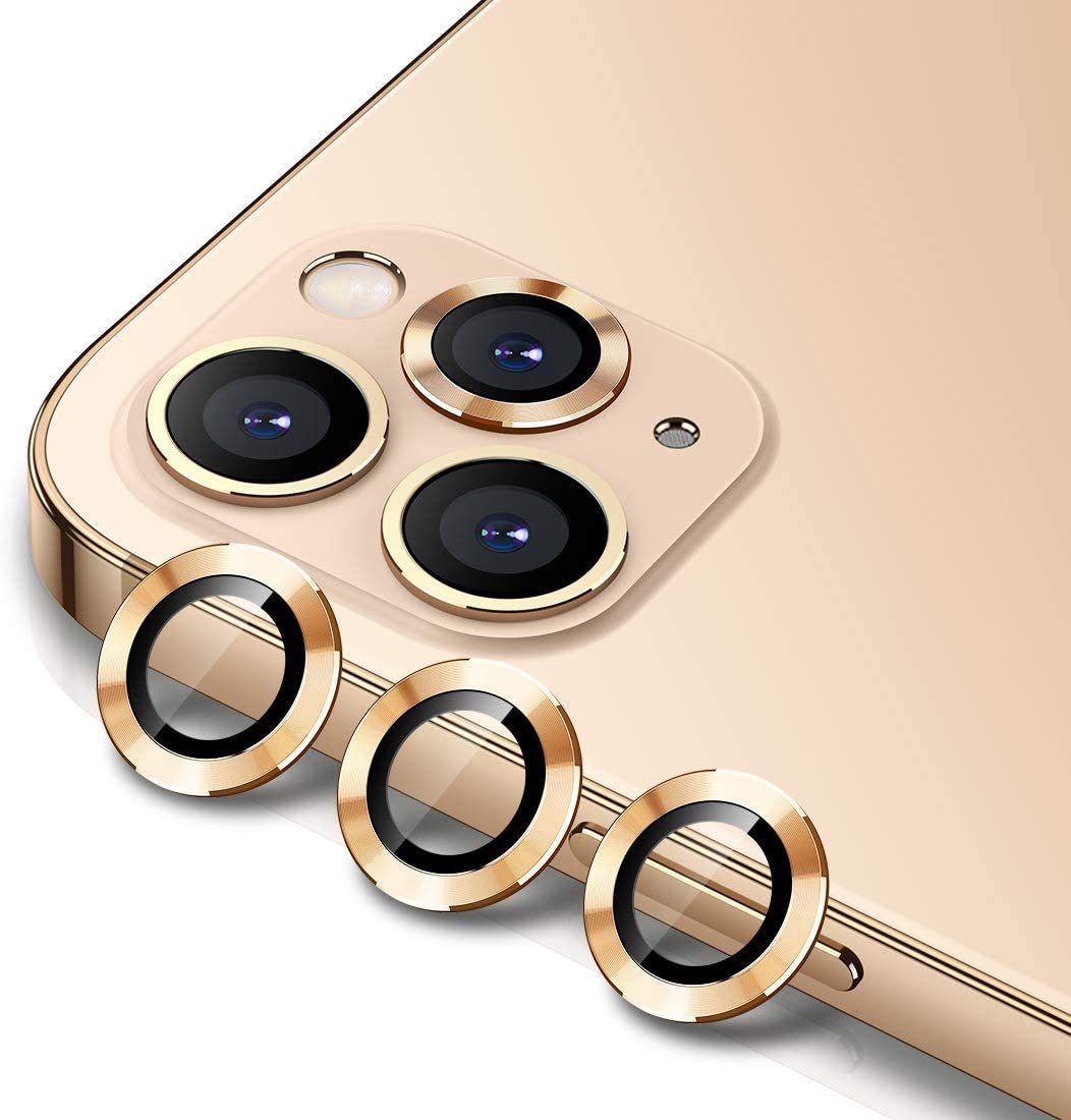 Gold-26.7-1.jpg Camera Lens Protector for iPhone 12 Pro Max 6.7 inch Gold - Image 1