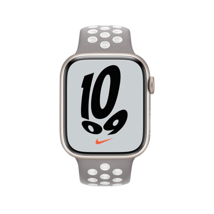 Nike Silicone Band for Apple Watch 42/44/45mm - Grey / White - Image 2