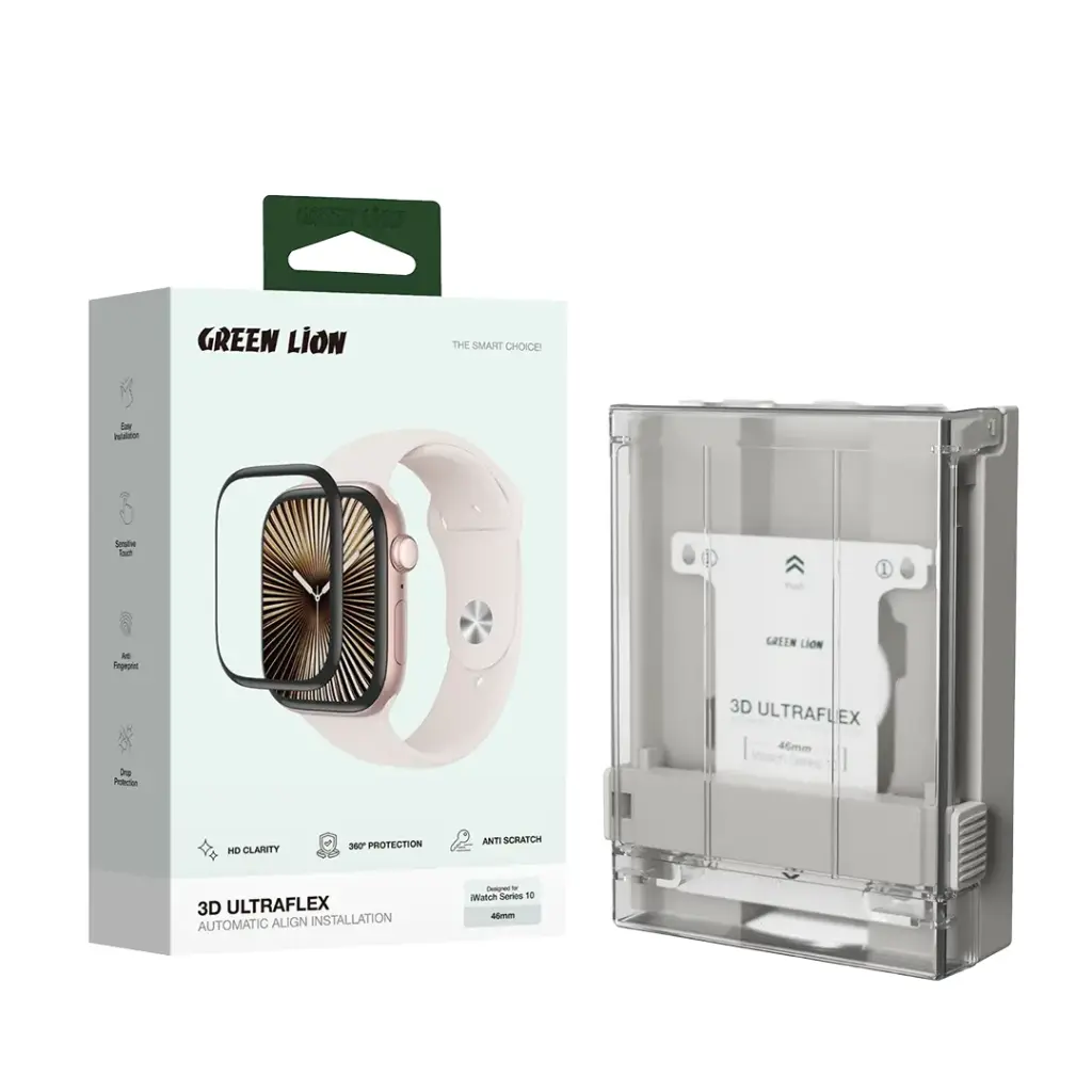 Green Lion 3D Ultarflex - Clear “Green Lion 3D Ultraflex 42MM Clear Screen Protector.”
