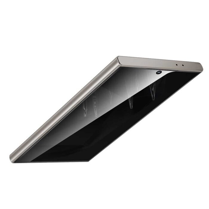 Green Lion 9H Privacy Shield fingerprint Unlock Privacy Glass - S24 Ultra - Black - Image 3