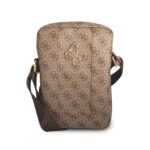 Guess PU 4G Big Metal Logo Tablet Bag 10 inch - Brown