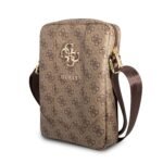 Guess PU 4G Big Metal Logo Tablet Bag 10 inch - Brown - Image 2