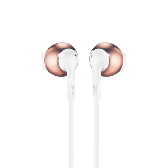 JBL Tune 205 in-Ear Headphones wit Mic - Rose Gold - Image 2
