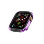 K-Doo DEFENDER Series TPU + Metal Bumper Case Anti-shock for Apple Watch 45mm - Purple