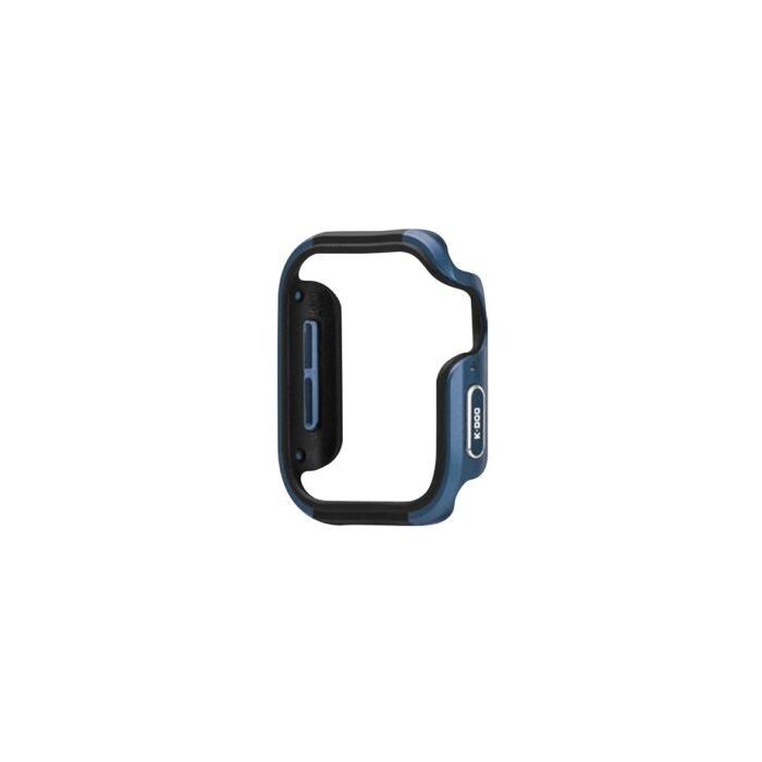 K-Doo DEFENDER Series TPU + Metal Bumper Case Anti-shock for Apple Watch 45mm - Blue - Image 2