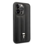 KARL LAGERFELD QUILTED PUFFY IKONIK LOGO IPHONE 14 PRO MAX - BLACK - Image 2