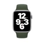 New Silicone Sport Band for Apple Watch 42/44/45mm - Khaki - Image 2