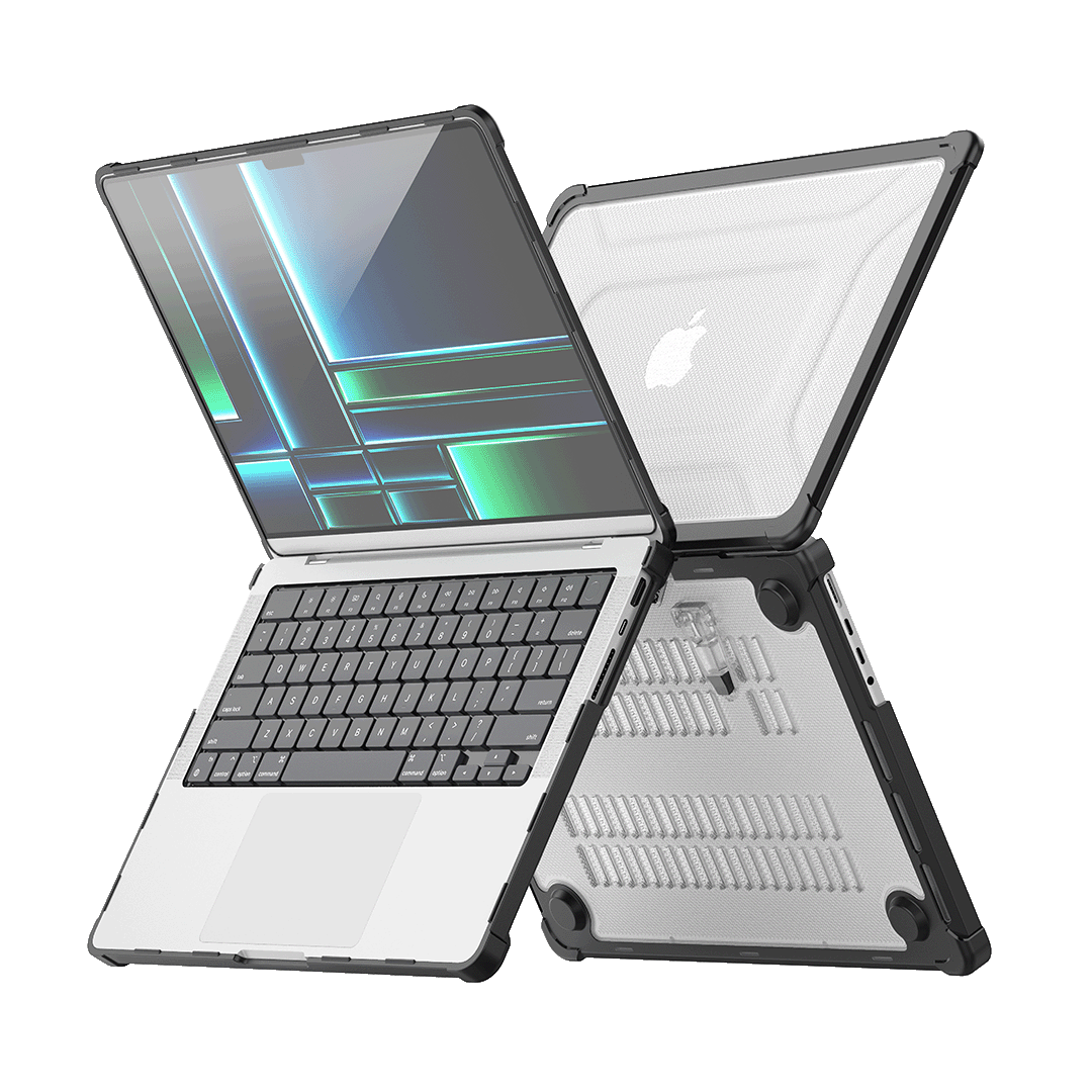 LVLMP14BK-Levelo-Espectro-Macbook-Case-MacBook-Pro-14.png Levelo Espectro Macbook Pro 14 Case 2021-2023– Black - Image 1