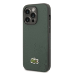 Lacoste Hard Case Woven Logo Compatible with iPhone 14 Pro Max /iPhone 15 Pro Max -Green