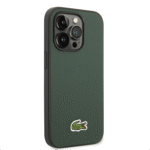 Lacoste Hard Case Woven Logo Compatible with iPhone 14 Pro Max /iPhone 15 Pro Max -Green - Image 2