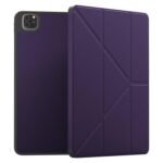 Levelo Elegante Hybrid Leather iPad Pro 12.9 Case -Purple