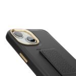 Levelo Morphix Cuero Gripstand Case For iPhone 15 Plus - Black - Image 4