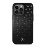 Benz Aluminium Case With - Star Pattern For iPhone 14 Pro Max Black - Image 3