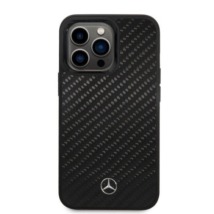 Mercedes-Benz Magsafe Dynamic Real Carbon Fiber For iPhone 14 Pro Max - Black  - Image 3