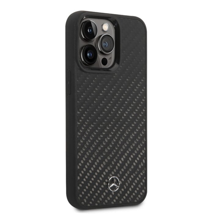 Mercedes-Benz Magsafe Dynamic Real Carbon Fiber For iPhone 14 Pro Max - Black  - Image 2