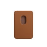 MagSafe Magnetic Card Bag Leather Wallet - Brown - Image 2