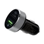 Momax Car Charger Dual Output QC3.0 + USB-C 36W max UC10 - Black