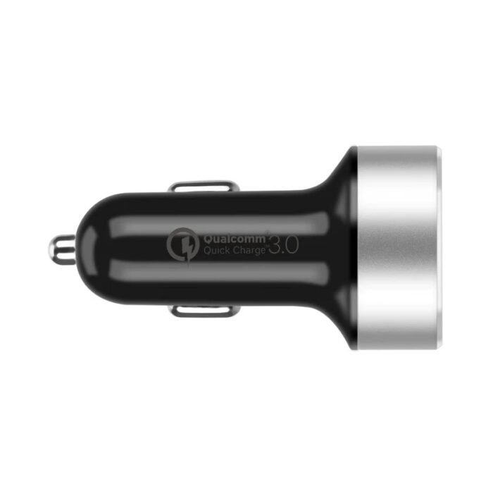 Momax Car Charger Dual Output QC3.0 + USB-C 36W max UC10 - Black - Image 5