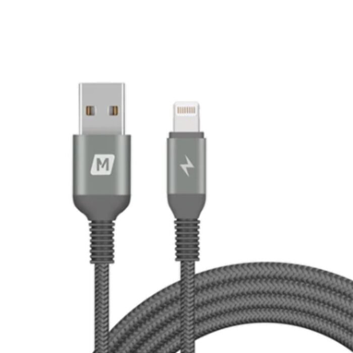 Momax Elite Link Lightning Cable (3m) - Grey - Image 2
