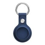 AirTag Leather Key Ring - Baltic Blue - Image 2