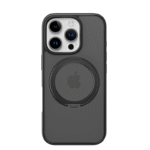 Rock Crystal Rotating Magnetic Case for iPhone 16 Pro Max – Black