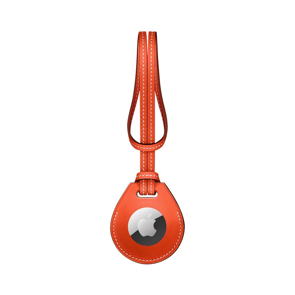 Orange-1.jpg AirTag Hrms Bag Charm Orange - Image 1