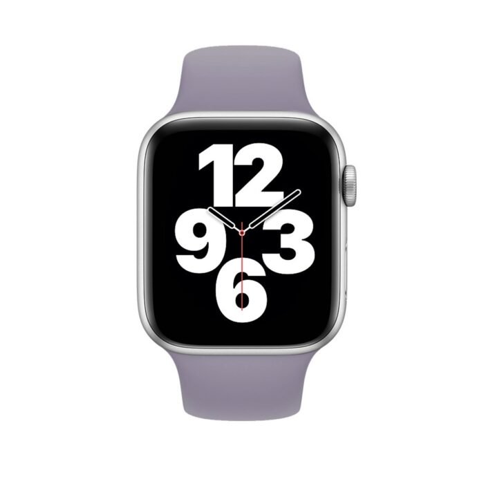 New Silicone Sport Band for Apple Watch 42/44/45mm - Purple - Image 2