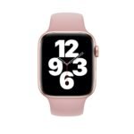 New Silicone Sport Band for Apple Watch 42/44/45mm - Pink - Image 2