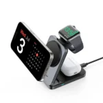 Powerology Qi2 Fast Charging Multi-Device Hub - Black - Image 3