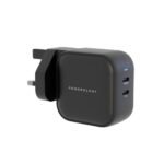 Powerology Dual Port World Travel Kit Charging Adapter 65W - Black