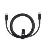 Powerology Type C To Lightning Cable PD 20W 2m - Black - Image 3