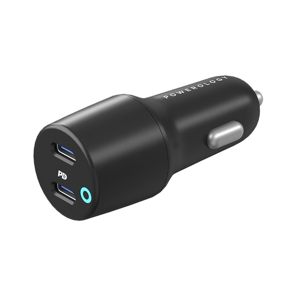 Powerology-Ultra-Quick-Car-Charger-with-Dual-Output-2.jpg Powerology 55W Ultra-Quick Car Charger with Dual Output USB-C - Image 1
