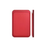 WK Design Magnetic Card Wallet Case for iPhone (MagSafe Compatible) Red