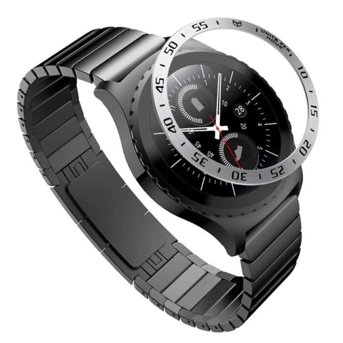 Bezel Ring Watch Units Per Hour for Samsung Galaxy Watch 46mm – Silver - Image 2