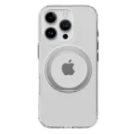 Rock Crystal Rotating Series Protection with Magnetic Case Compatible for Apple iPhone 16 Pro Max Crystal