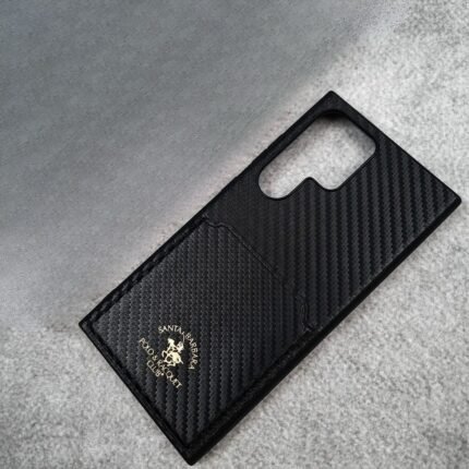 Santa Barbara Polo kent Series Samsung Galaxy S24 Ultra Cover - Black