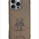 iPhone 16 Pro Max protective leather case in brown, Santa Barbara Marion Series, slim and shock-absorbent design"