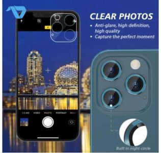 ⁦ZKLC Camera Lens Protection for iPhone 12 Pro Max - Phantom Blue⁩ - الصورة ⁦3⁩