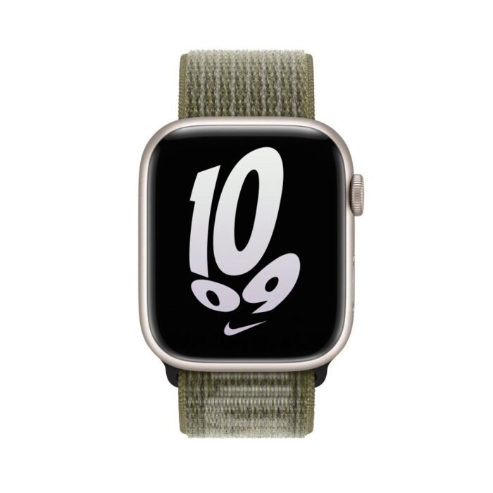 Nike Sport Loop for Apple Watch 42/44/45/49mm - Sequoia Pure Platinum - Image 2