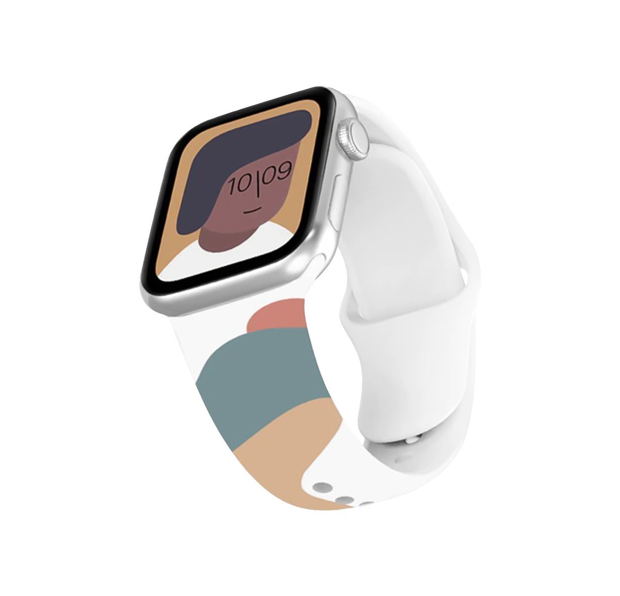 Silicone-Printed-Face-Band-for-Apple-Watch-42-44-45-mm-White-Gray-Olive-1.jpg Silicone Printed Face Band for Apple Watch 42 / 44 / 45 mm - White / Gray / Olive - Image 1