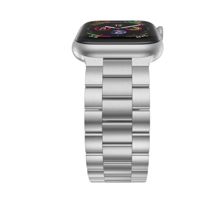 Silver-3-1.jpg Apple Metal New Stainless Band 42/44/45 mm - Silver - Image 3