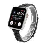 Stainless Steel Slim Wrist Barcelet for Apple Watch 42 / 44 / 45 mm - Black - Image 2