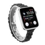 Stainless Steel Slim Wrist Barcelet for Apple Watch 42 / 44 / 45 mm - Black - Image 3