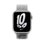Nike Sport Loop for Apple Watch 42/44/45/49mm - Summit White Black - Image 2